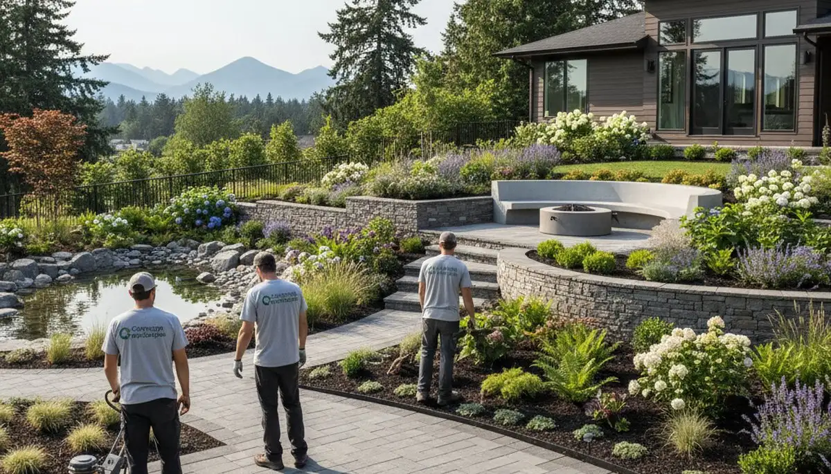Bellevue, WA landscaping service for lawn care and yard maintenance