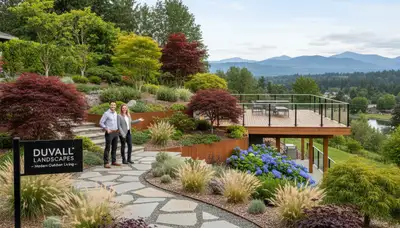 Landscape maintenance service in Bellevue, WA for a residential lawn care business