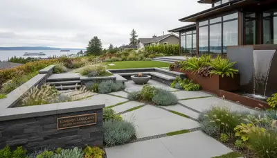 Bellevue, WA landscaping service maintaining a neat residential lawn and garden area