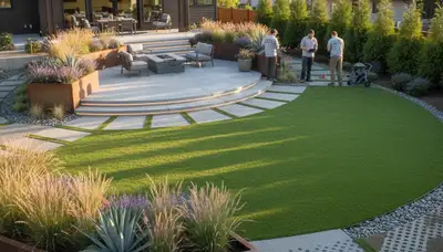 Bellevue, WA landscaping team providing professional lawn care and yard maintenance services