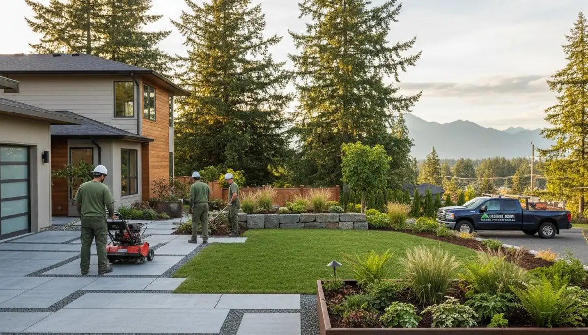 Bellevue, WA landscaping service providing professional lawn care for residential and commercial properties