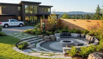 Bellevue, WA landscaping team providing professional lawn care and yard maintenance services