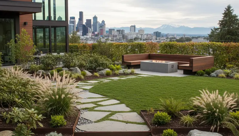 Landscaping services in Bellevue, WA for healthy lawns and professional outdoor care